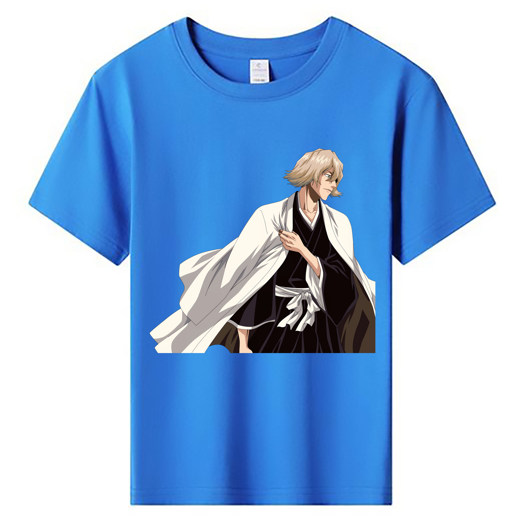 （画像用） "ブリーチ 浦原 喜助（うらはら きすけ） BLEACH Urahara Kisuke " 綿100％キッズTシャツ（フロントプリント）
